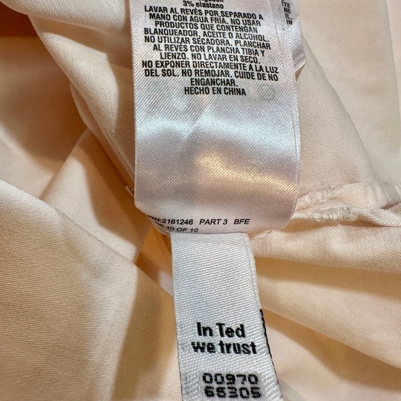 TED BAKER, BONNAY TRANQUILITY, TIE WAIST TUNIC TOP. CAN BE TIED IN FRONT OR BACK - Picture 10 of 10